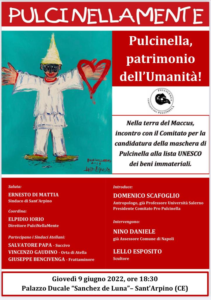 Pulcinella, patrimonio dell’Umanità!